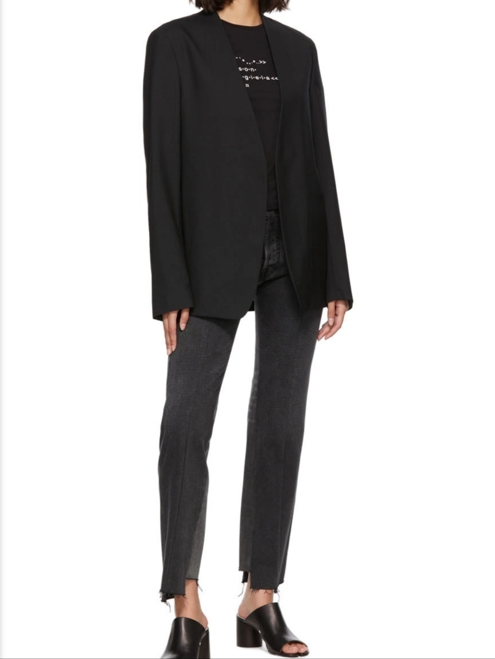 Maison Margiela Black Denim Jeans Straight Leg Size 34